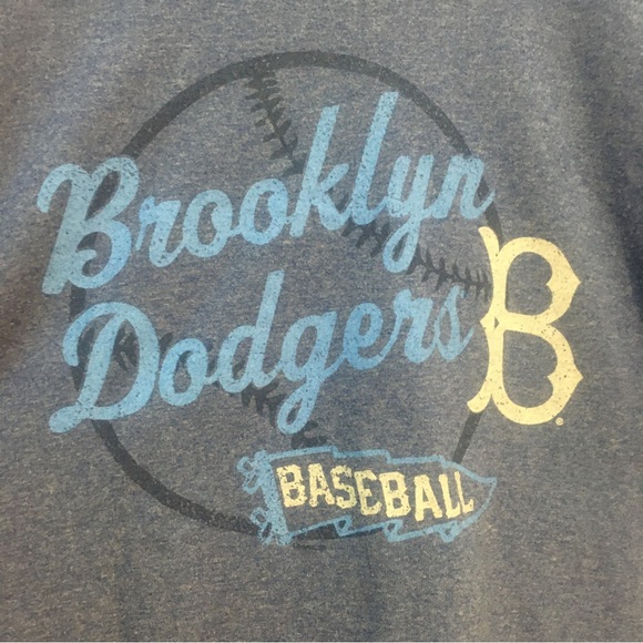 Genuine Merchandise Brooklyn Dodgers Mens T Shirt - Picture 4 of 14